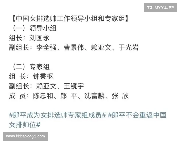 女排主帅竞选热门人选五大分析及未来发展趋势解析